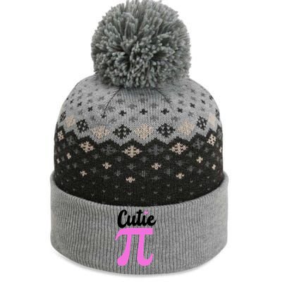 Cutie Pi Pi Day Heart The Baniff Cuffed Pom Beanie