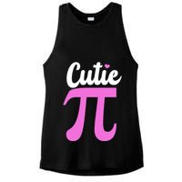 Cutie Pi Pi Day Heart Ladies PosiCharge Tri-Blend Wicking Tank