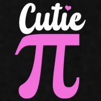 Cutie Pi Pi Day Heart Ladies PosiCharge Tri-Blend Wicking Tank
