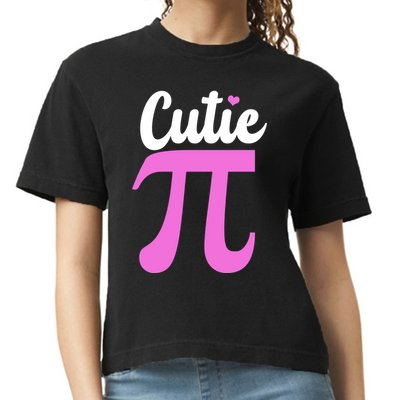 Cutie Pi Pi Day Heart Comfort Colors Boxy T-Shirt
