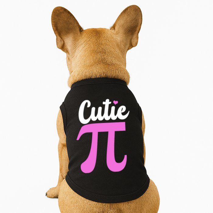 Cutie Pi Pi Day Heart Doggie Tank