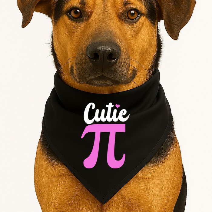 Cutie Pi Pi Day Heart USA-Made Doggie Bandana