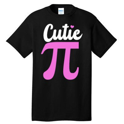 Cutie Pi Pi Day Heart Tall T-Shirt