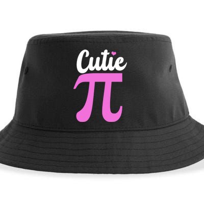 Cutie Pi Pi Day Heart Sustainable Bucket Hat