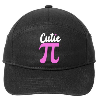 Cutie Pi Pi Day Heart 7-Panel Snapback Hat