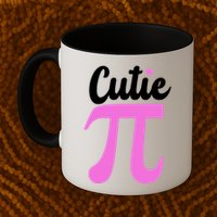Cutie Pi Pi Day Heart Mug