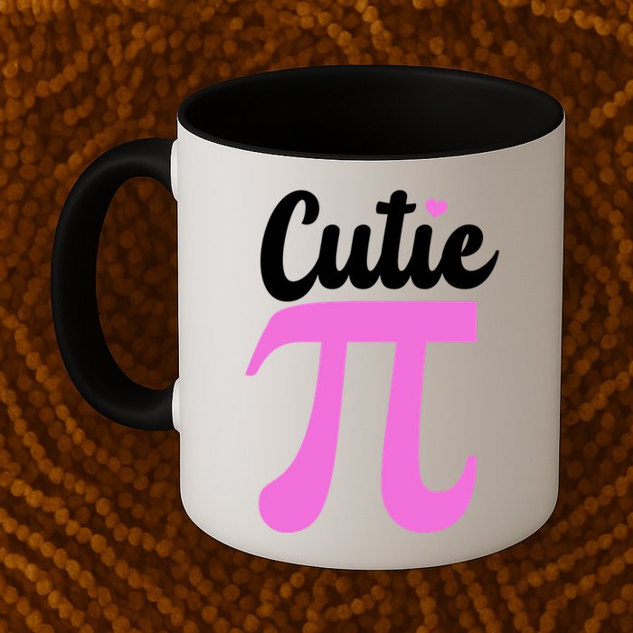 Cutie Pi Pi Day Heart Mug