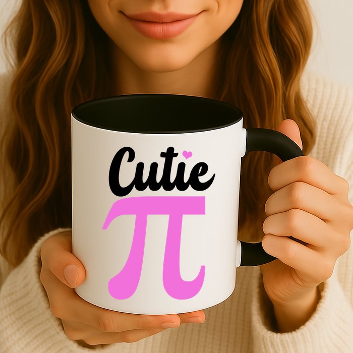 Cutie Pi Pi Day Heart Mug