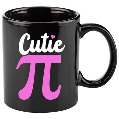 Cutie Pi Pi Day Heart 11oz C Handle Ceramic Mug
