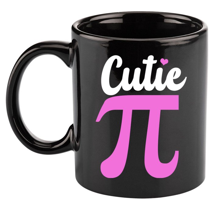 Cutie Pi Pi Day Heart 11oz C Handle Ceramic Mug