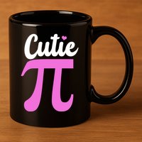 Cutie Pi Pi Day Heart 11oz C Handle Ceramic Mug