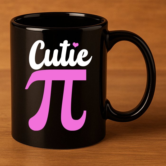 Cutie Pi Pi Day Heart 11oz C Handle Ceramic Mug