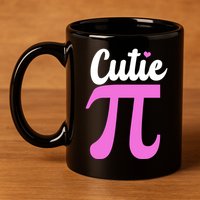 Cutie Pi Pi Day Heart 11oz C Handle Ceramic Mug