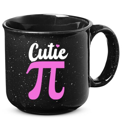 Cutie Pi Pi Day Heart 15oz Campfire Ceramic Mug