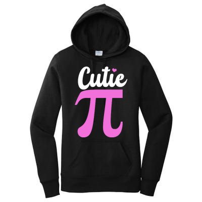 Cutie Pi Pi Day Heart Women's Pullover Hoodie