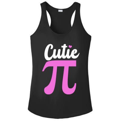 Cutie Pi Pi Day Heart Ladies PosiCharge Competitor Racerback Tank