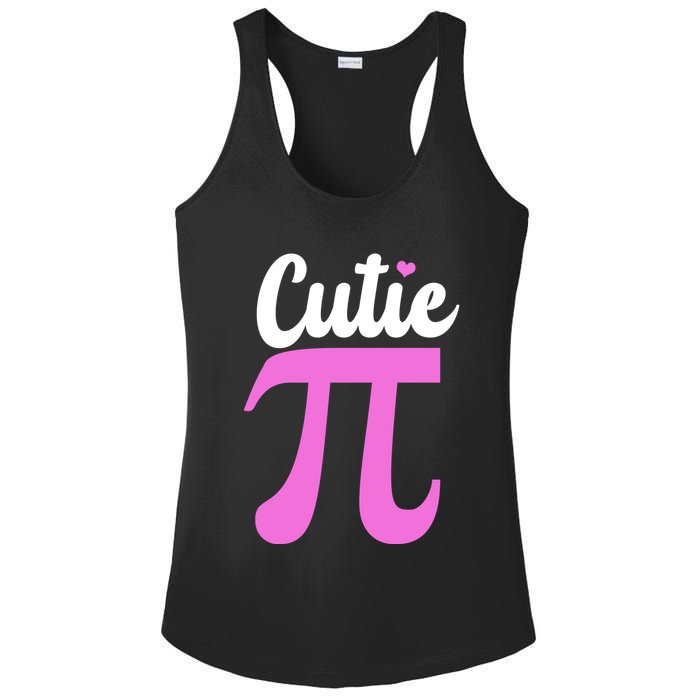 Cutie Pi Pi Day Heart Ladies PosiCharge Competitor Racerback Tank