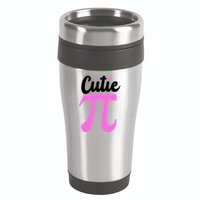 Cutie Pi Pi Day Heart 16oz Travel Tumbler