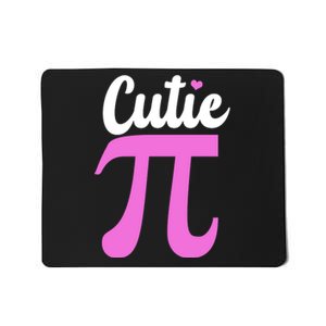 Cutie Pi Pi Day Heart Mousepad