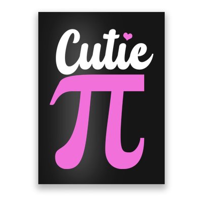 Cutie Pi Pi Day Heart Poster