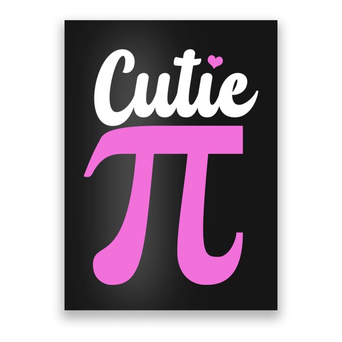 Cutie Pi Pi Day Heart Poster