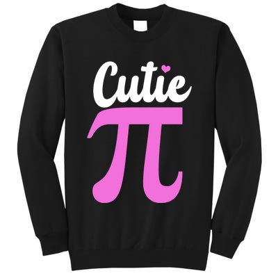 Cutie Pi Pi Day Heart Tall Sweatshirt