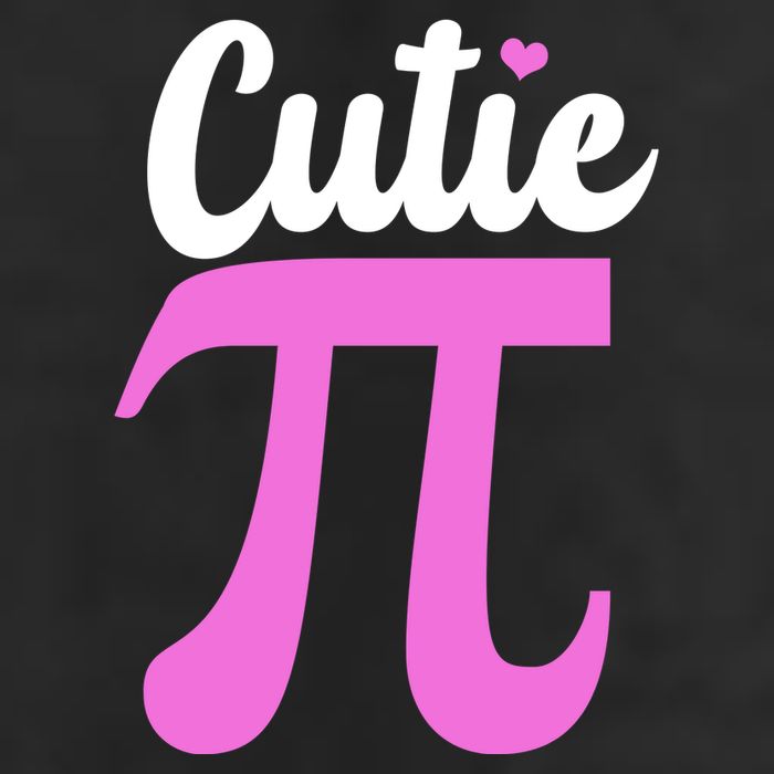 Cutie Pi Pi Day Heart 25L Jumbo Tote