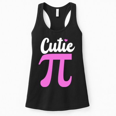 Cutie Pi Pi Day Heart Womens Tank Top