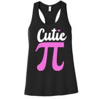 Cutie Pi Pi Day Heart Women's Racerback Tank