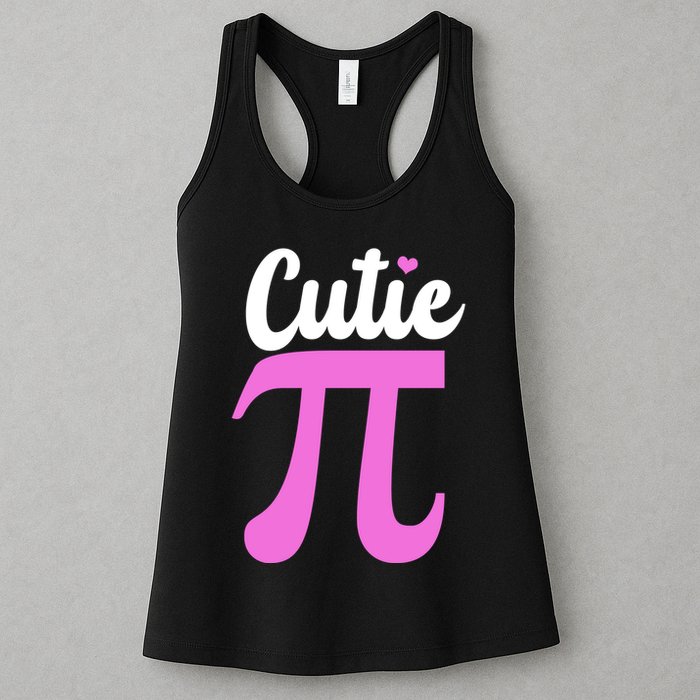Cutie Pi Pi Day Heart Womens Tank Top
