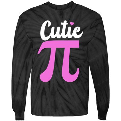 Cutie Pi Pi Day Heart Tie-Dye Long Sleeve Shirt