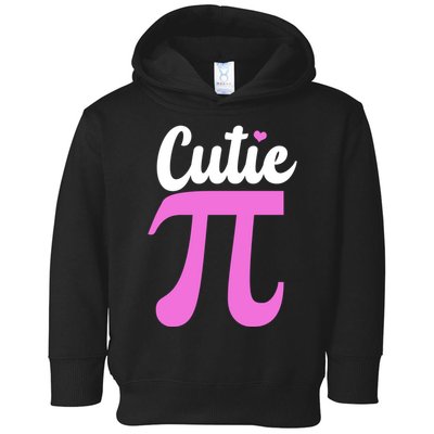 Cutie Pi Pi Day Heart Toddler Hoodie