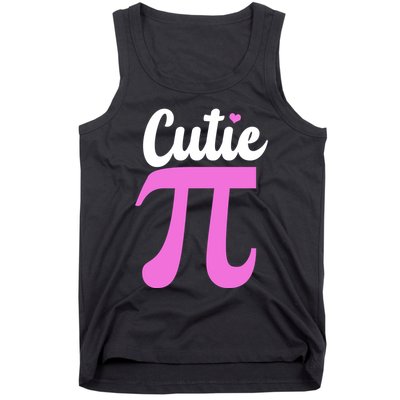 Cutie Pi Pi Day Heart Tank Top