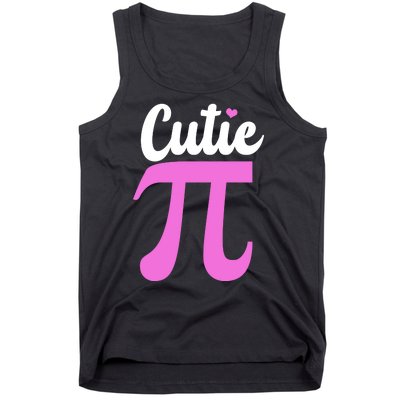 Cutie Pi Pi Day Heart Tank Top