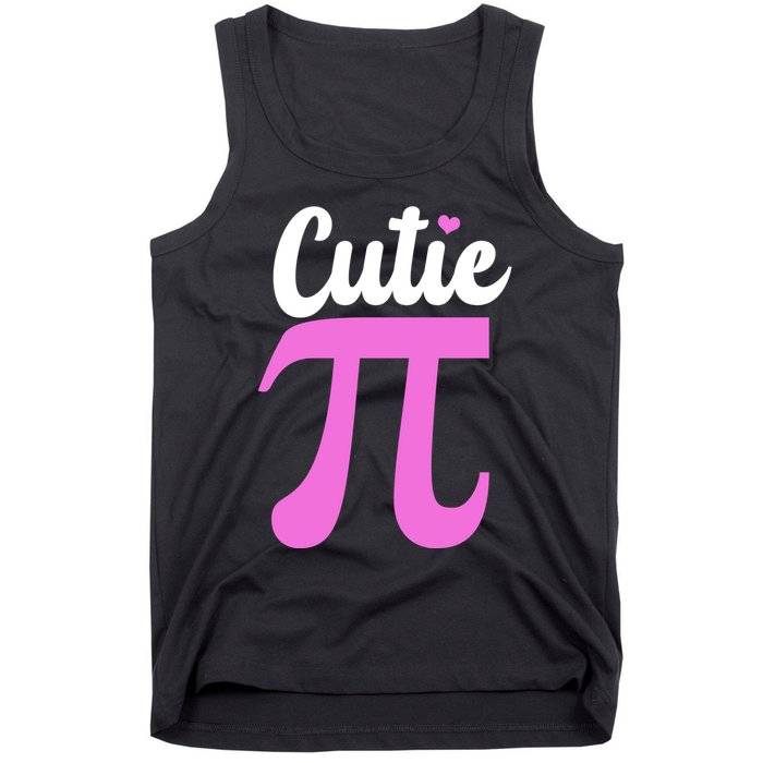 Cutie Pi Pi Day Heart Tank Top