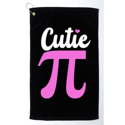 Cutie Pi Pi Day Heart Golf Towel