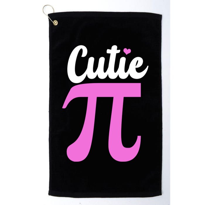 Cutie Pi Pi Day Heart Golf Towel