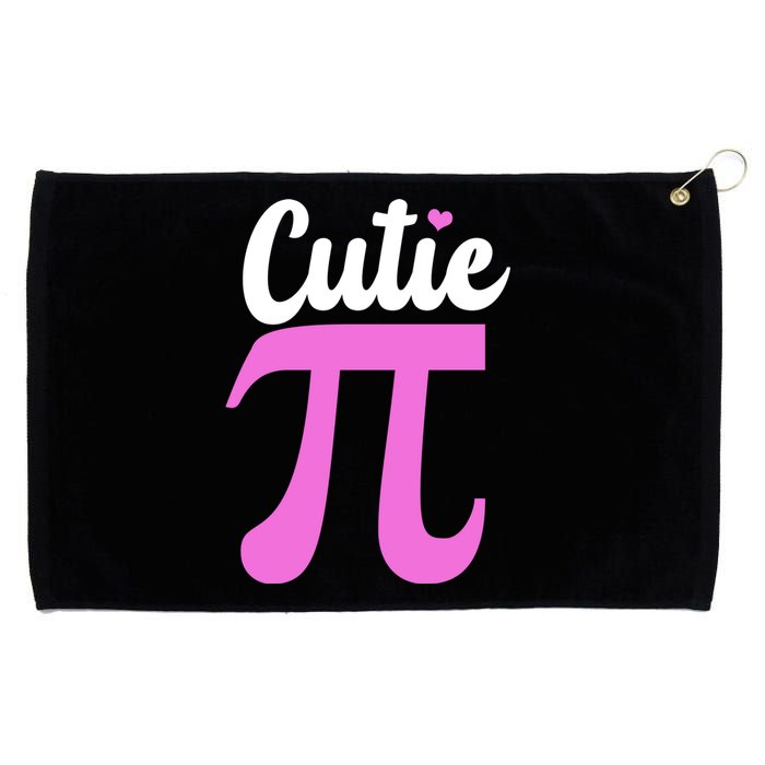 Cutie Pi Pi Day Heart Grommeted Golf Towel