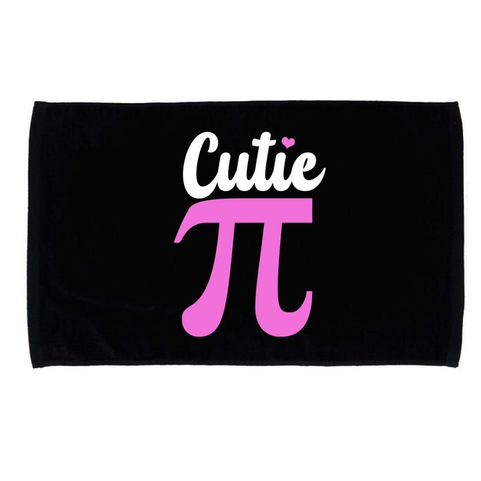 Cutie Pi Pi Day Heart Microfiber Hand Towel