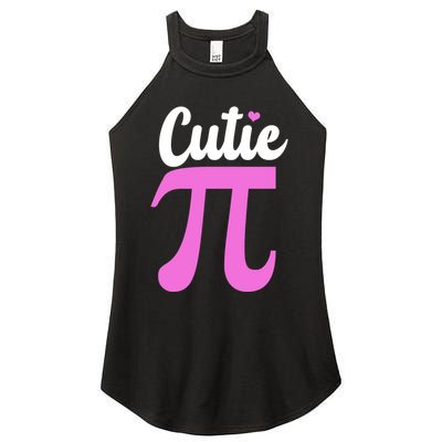 Cutie Pi Pi Day Heart Women's Perfect Tri Rocker Tank