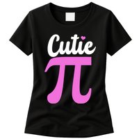 Cutie Pi Pi Day Heart Womens T-Shirt
