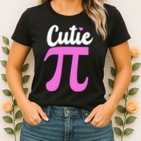 Cutie Pi Pi Day Heart Womens T-Shirt