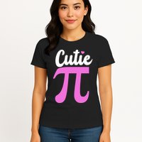 Cutie Pi Pi Day Heart Womens T-Shirt