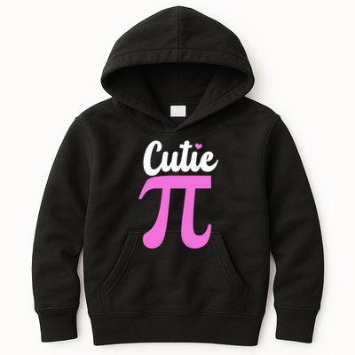 Cutie Pi Pi Day Heart Kids Hoodie