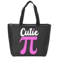 Cutie Pi Pi Day Heart Zip Tote Bag