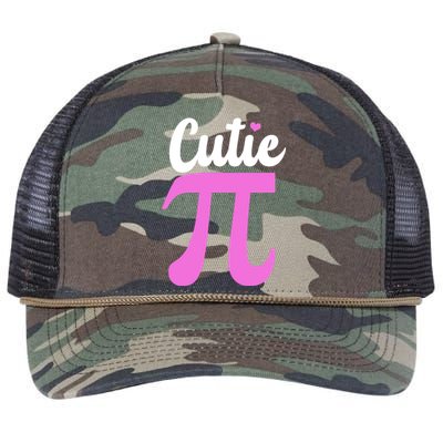 Cutie Pi Pi Day Heart Retro Rope Trucker Hat Cap