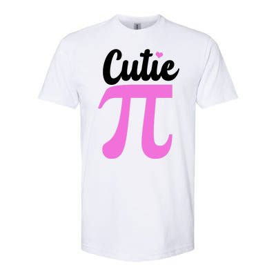 Cutie Pi Pi Day Heart Softstyle CVC T-Shirt