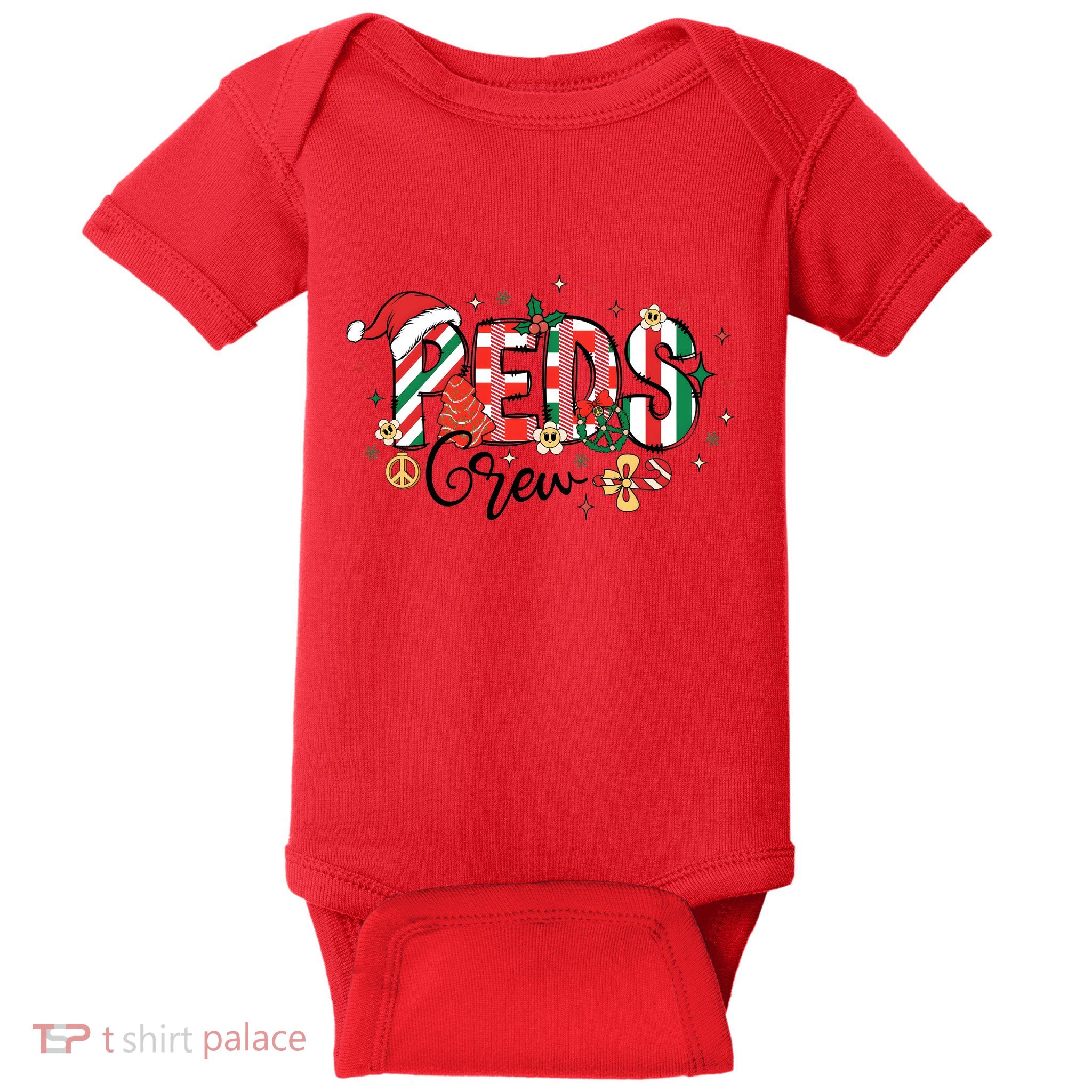 Christmas Peds Pediatrics Holiday Season Baby Bodysuit