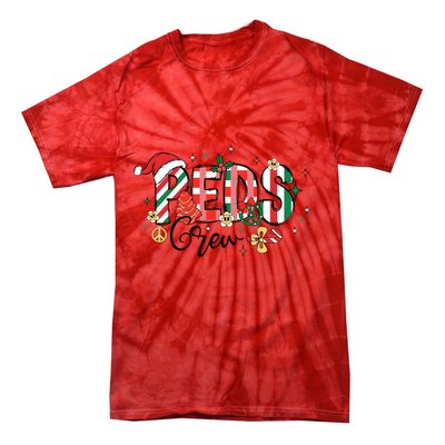 Christmas Peds Pediatrics Holiday Season Tie-Dye T-Shirt
