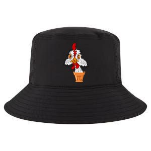 Chicken Pot Pi (Pie) Funny 3 14 Pi Day Pun Math And Science Great Gift Cool Comfort Performance Bucket Hat